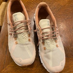 Peach On Cloud Tennis Shoes